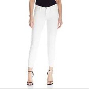 Lucky Brand White Brooke Crop Skinny Jeans